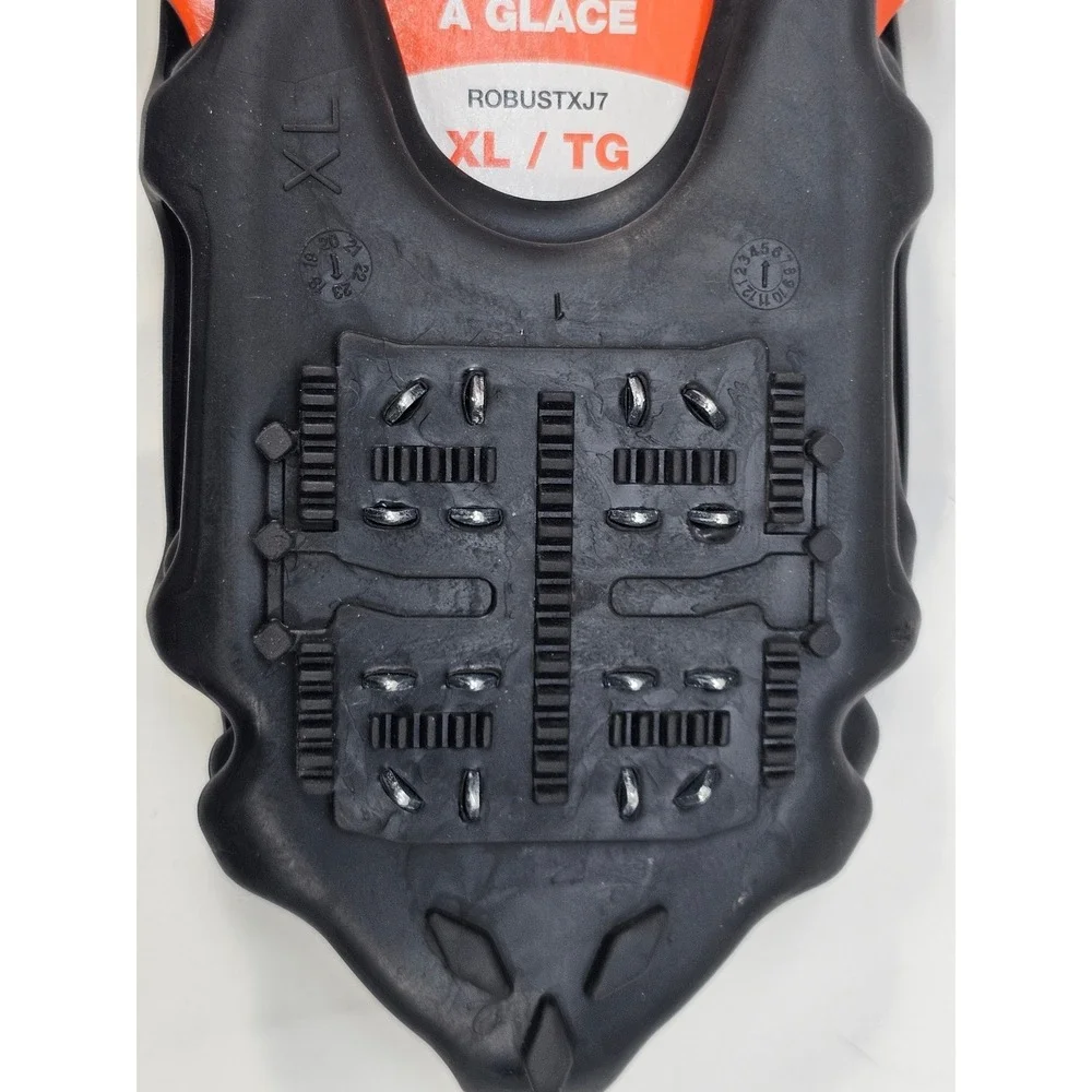 Olympia Ice Cleats Crampons A Glace‎ RobustXJ7 Black XL TG